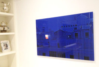 Blue Night Spanish Heart installation 2